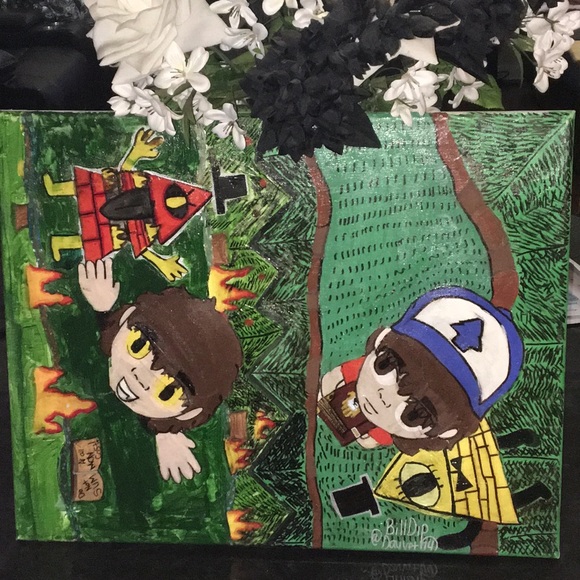 I am selling a painting called BillDip - Picture 2 of 2